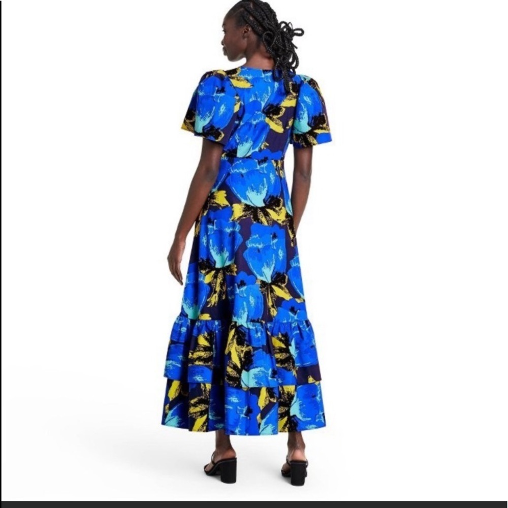 Christopher John Rogers Target Blue floral Dress - Picture 11 of 15